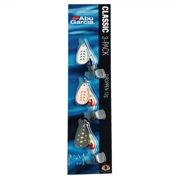 Lingurite rotative Abu Garcia Classic Droppen Spinner Lures 6 g, Set 3 bucati [3]