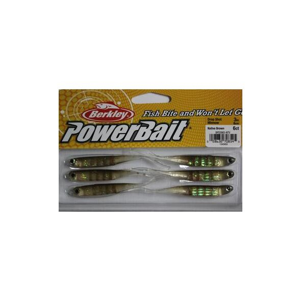 Naluca Berkley Powerbait Drop Shot Minnow 8cm Native NTV 6 bucati [2]