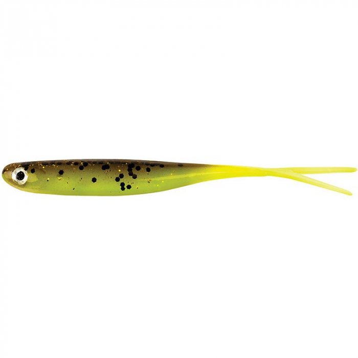Naluca Berkley PowerBait Sneakminnow 7,5cm Brown/ Chartreuse 6 bucati [1]
