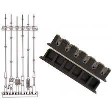 Suport vertical pentru 6 undite (tije) Berkley negru Rod Rack [3]