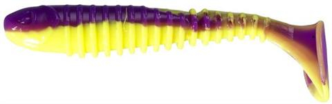 Naluca Flex Rib Shad Berkley Bulk 11,5cm Purple Chartreuse [1]