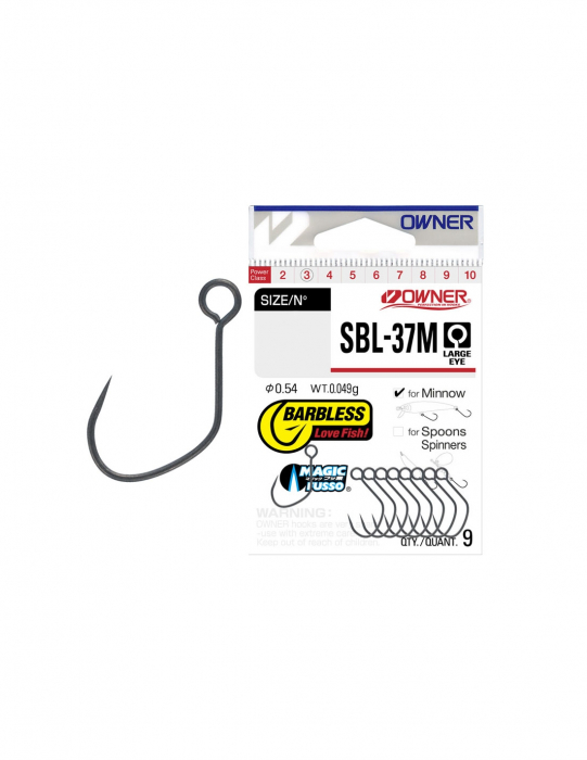 Carlige de inlocuire Ancore Voblere - Owner OW 51724 SBL-37M [1]