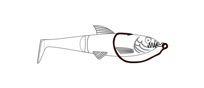 Carlige de pescuit Molix OH2400-OMTD Big Swimbait Hook [2]