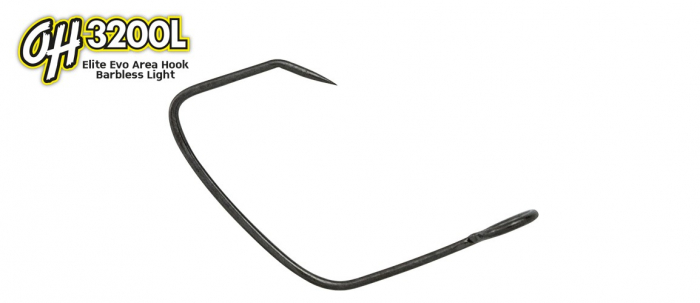Carlige de pescuit Molix OH3200L-OMTD Elite Evo Area Hook Barbless Light, Size 8, 8 bucati [1]