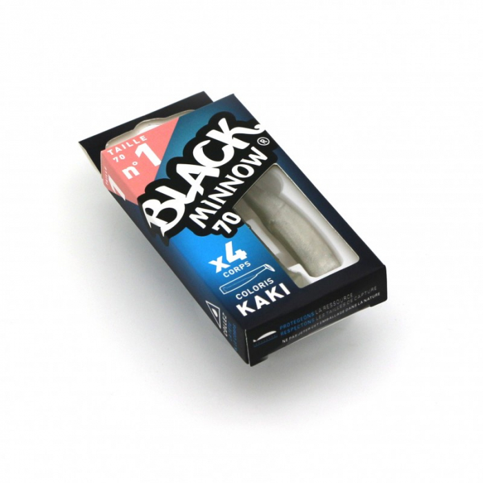 Corp Naluca Silicon Fiiish Black Minnow No1 - Kaki, 4 bucati [2]