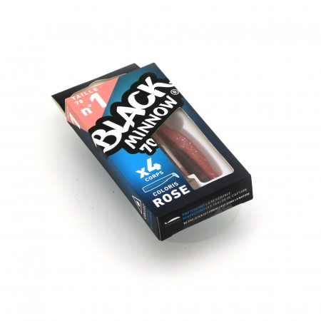 Corp Naluca Silicon Fiiish Black Minnow No1 - Pink, 4 bucati [2]