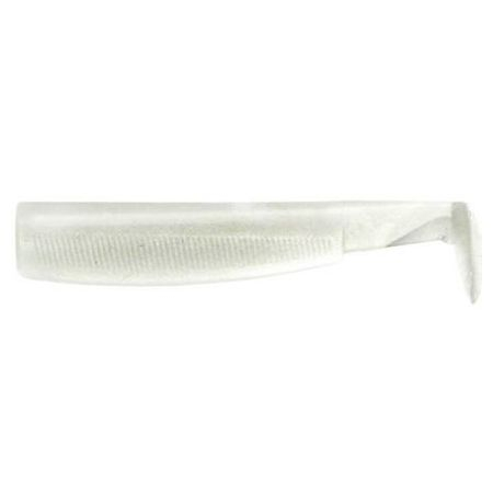 Corp Naluca Silicon Fiiish Black Minnow No1 - White, 4 bucati [1]