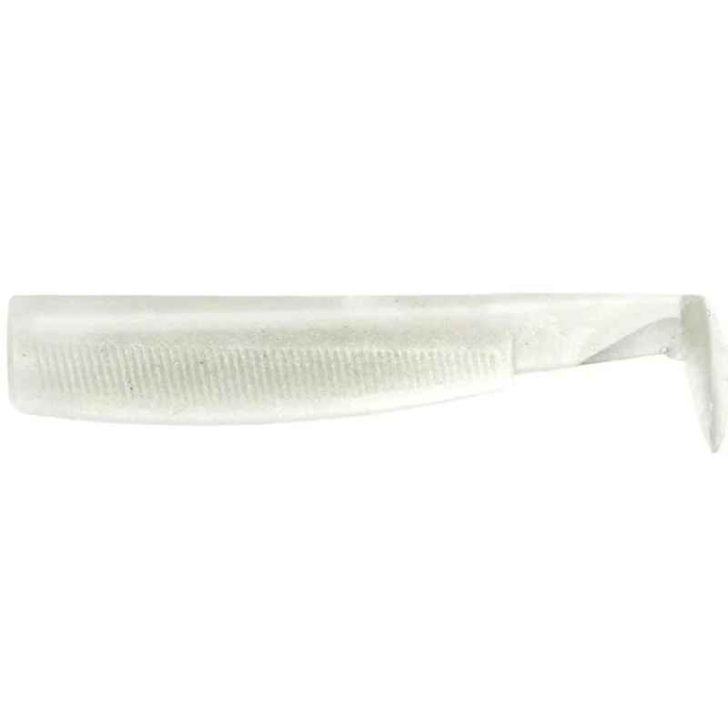Corp Naluca Silicon Fiiish Black Minnow No2 - White, 3 bucati [1]