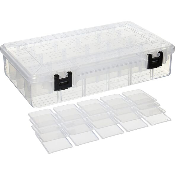 Cutie accesorii pescuit  Plano Hydro Flo Stowaway Deep, 4-24 compartimente, 38x22.8x7.5cm [1]