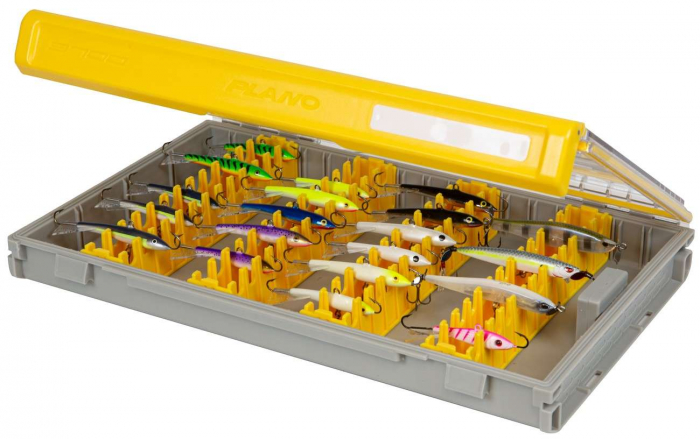 Cutie accesorii pescuit Plano Plase601 Edge Vertical Jig and Spybait Box 3700 STD, 35.6x22.9x4.8cm [1]