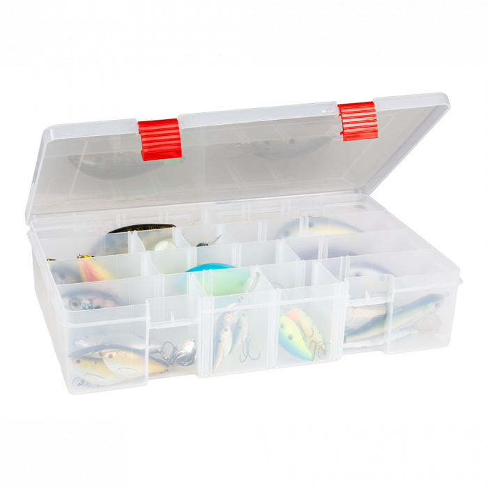 Cutie accesorii pescuit Plano Rustrictor StowAway 3700 Deep, 4-15 Compatrimente, 36x23x8cm [1]