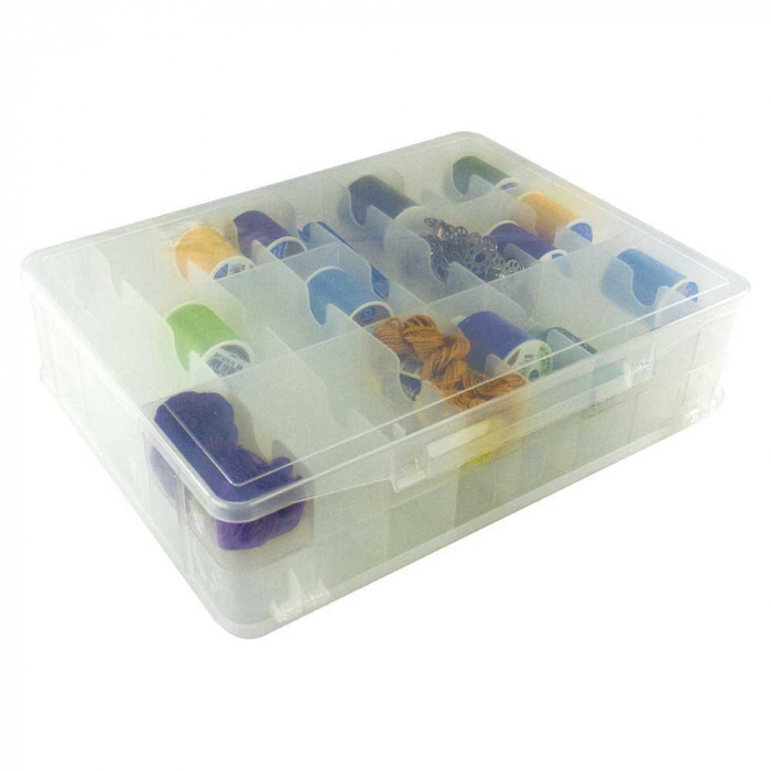 Cutie Organizare fire de pescuit Plano Thread Organizer, Clear, 26cm x 8.25cm x 362cm [4]