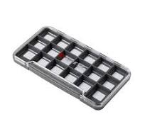 Cutie impermeabila pentru muste Greys - Slim Waterproof Fly Box, 18 compartimente [1]