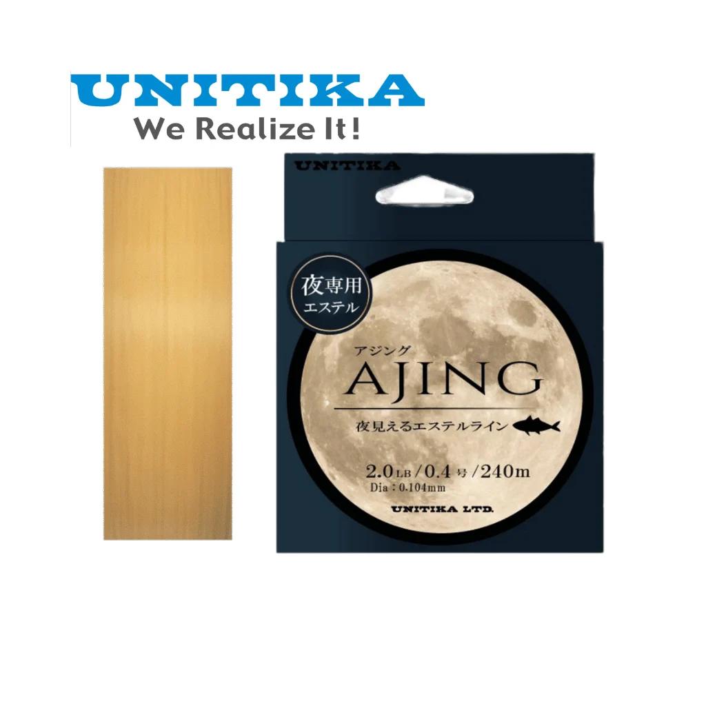 Fir pentru pescuit Unitika Ajing Night Polyester Pastel 240m, Orange #0.4/2.0 lb/ 0.104mm [2]