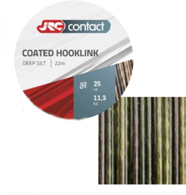 Fir Textil pentru pescuit JRC Coated Hooklink Semi Stiff Braided Line, Deep Silt, 22m [1]
