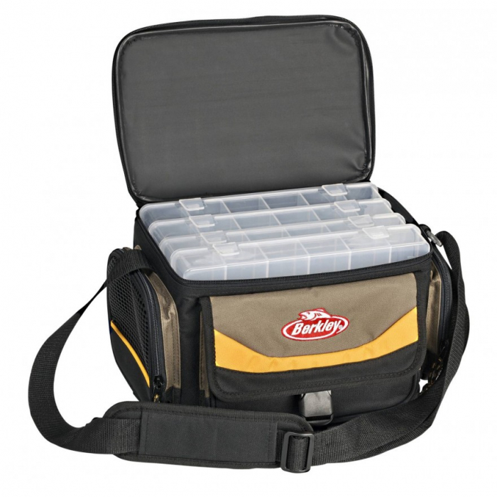 Geanta Berkley cu 4 cutii de depozitare - 4 Box Storer 28 x 19,5 x 18,5 cm [2]