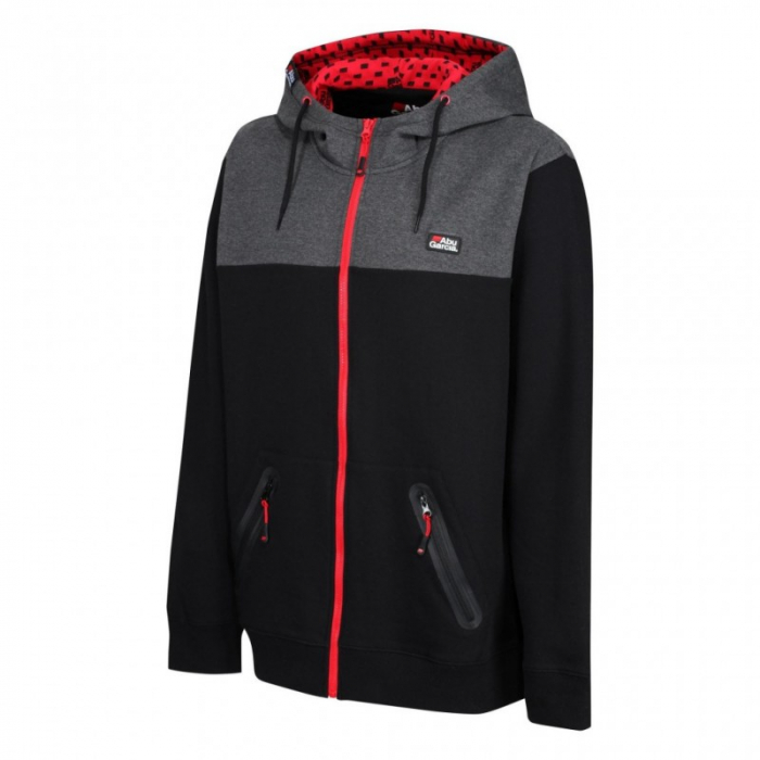 Hanorac Abu Garcia Zipped Hoody Black/Grey [2]