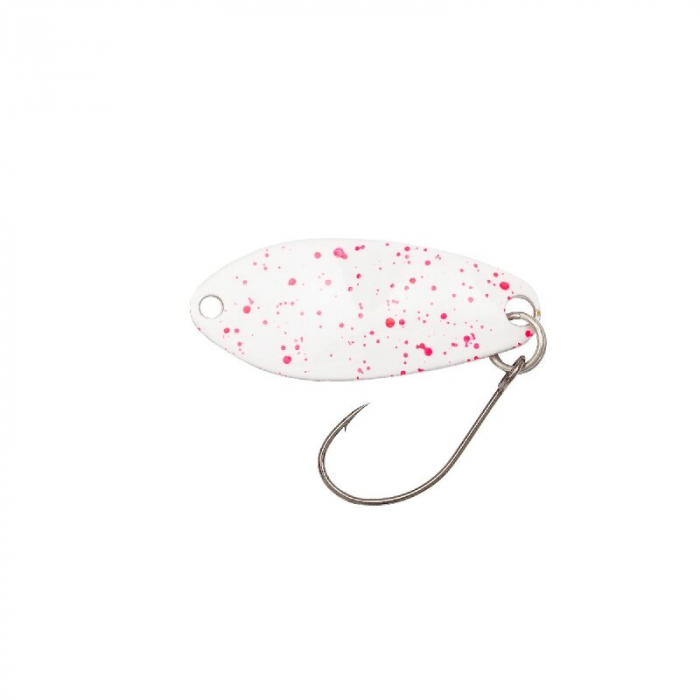 Lingurita Area Game Spoons Masu 2,45 cm; 2 g Splat White Body/ Fuchsia Splat [1]
