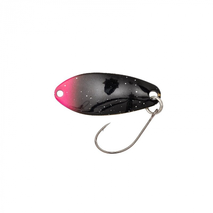 Lingurita Area Game Spoons Masu 2,79 cm; 2,5 g Fuchsia Tip/ Black/ Pink Splat/ Green [1]