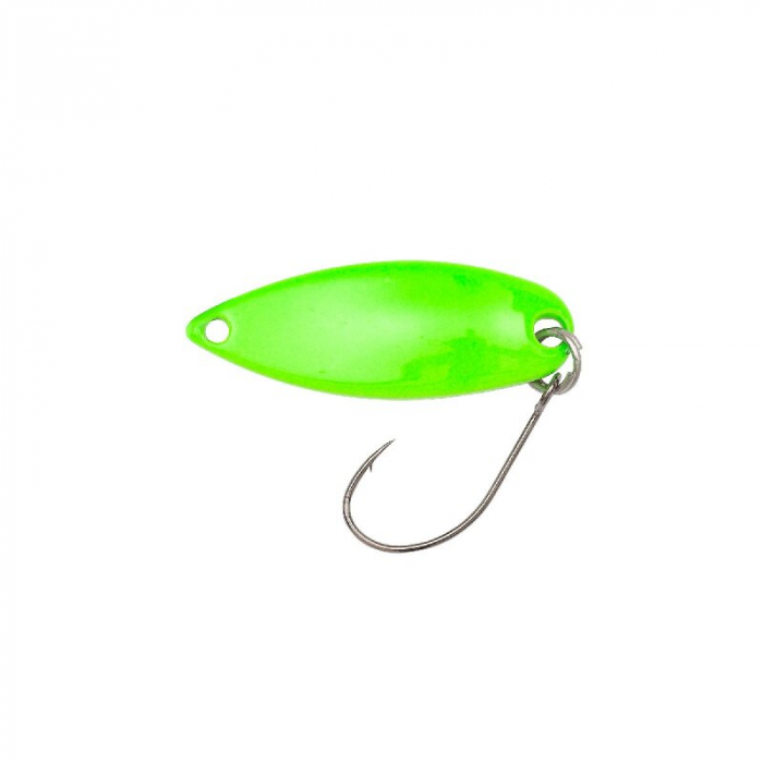 Lingurita Berkley Area Game Spoon Kogarana 2,5cm; 2,2 g Vert Lime Green/ Gold/ Gold [1]