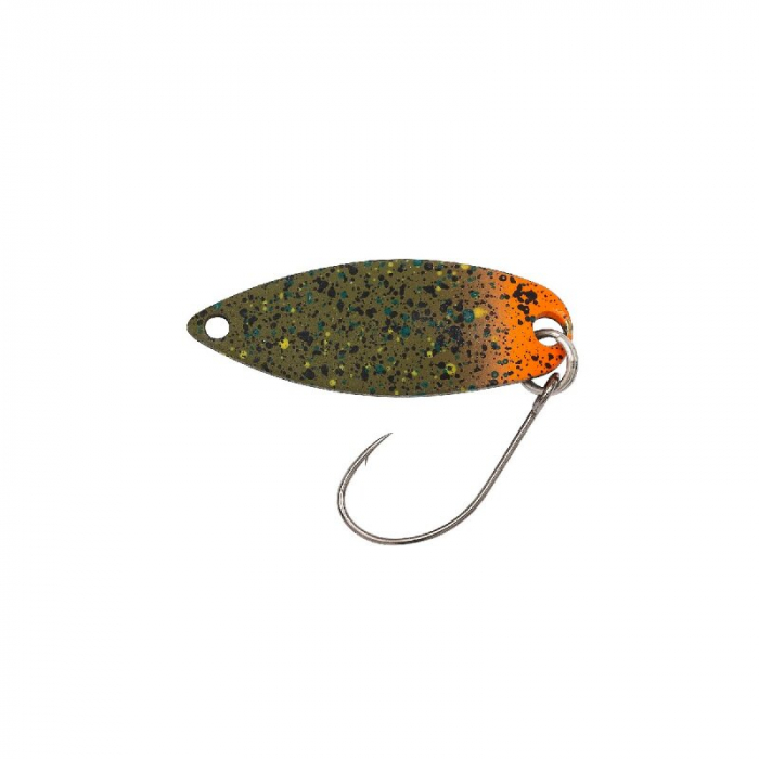 Lingurita Berkley Area Game Spoon Kogarana 2,87 cm; 2,8 g Orange Tip/ Splat Pel/ Splat Pel [1]