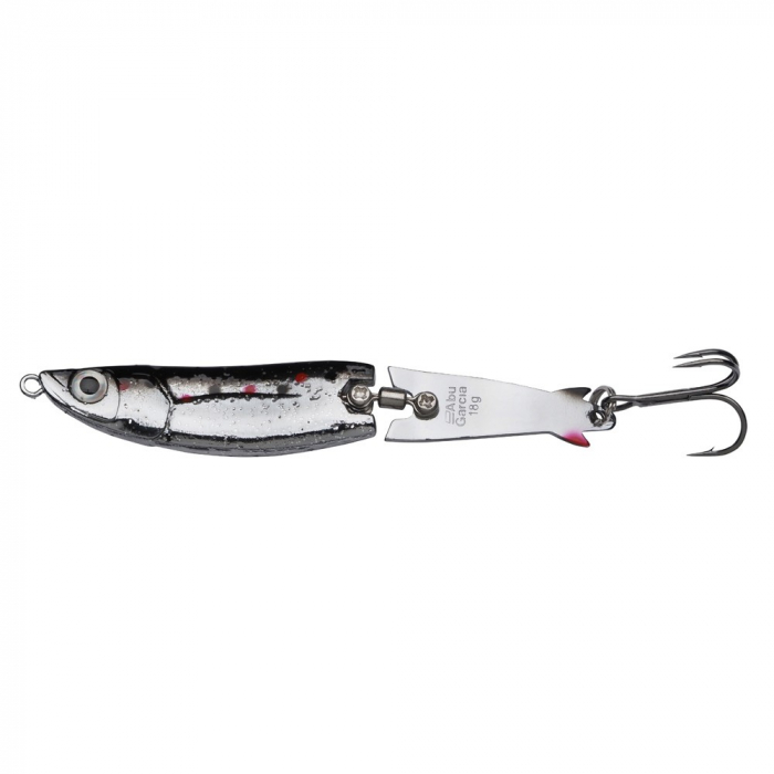 Lingurita Oscilanta Abu Garcia Toby Jointed 10g Black Back Minnow [1]