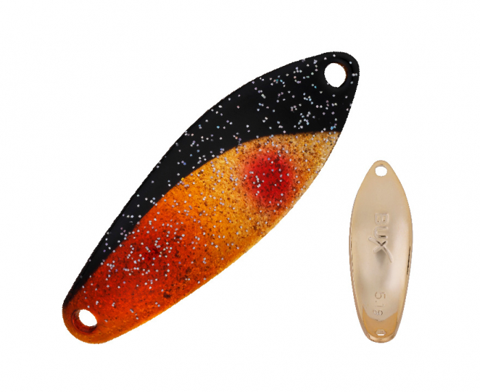 Lingurita oscilanta Angler'z System - BUX Galaxy  37.8mm/12.2mm, 3.8g, Culoare XTJ-G [1]