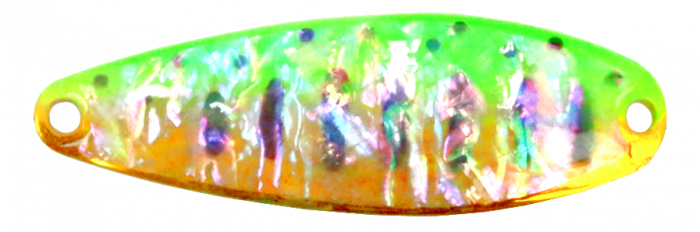 Lingurita oscilanta Field Hunter - DO-UP Shell 50mm, 5g, Culoare 02 - G. Fluorescent Green Yamame [1]