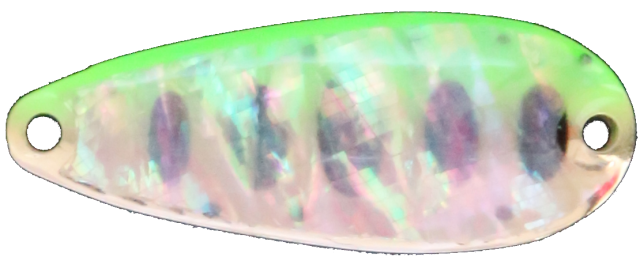 Lingurita oscilanta Field Hunter - L.M. Small Shell 32mm, 3g, Culoare 06 - G. Fluorescent Green Yamame [1]
