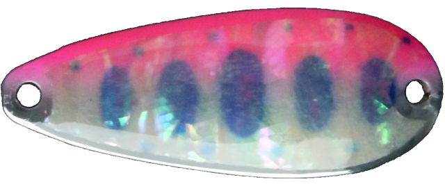 Lingurita oscilanta Field Hunter - L.M. Small Shell 32mm, 3g, Culoare 15 -  S. Fluorescent pink yamame trout [1]