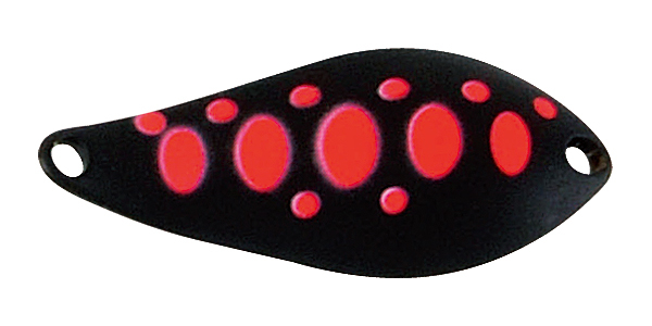 Lingurita oscilanta Field Hunter - Vasus  28mm, 3g, Culoare 13 - Black/Red Yamame [1]