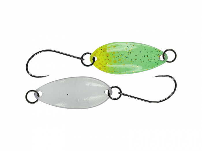 Lingurita Oscilanta Molix Elite Area Spoon 2.8 cm, 2.5g, Lime White Metal Flake [1]