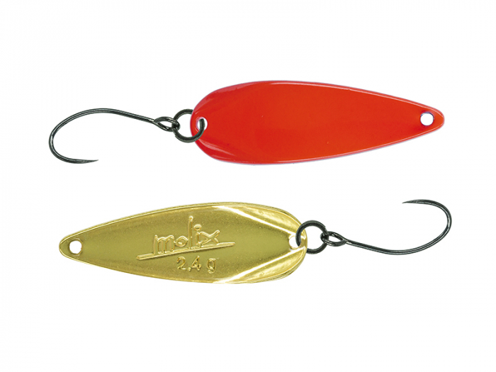 Lingurita Oscilanta Molix Lover Area Spoon 2.4g Orange Top/ Gold [1]
