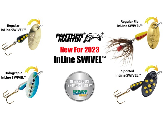Lingurita rotativa Panther Martin InLine Swivel Regular Fly Gold/Brown # 4 [2]