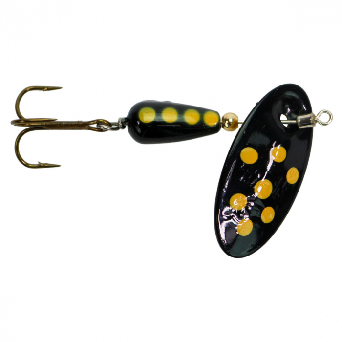 Lingurita rotativa Panther Martin InLine Swivel Spotted Black # 2 [1]