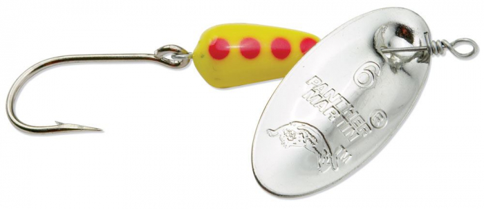 Lingurita rotativa Panther Martin Regular Single Hook Silver # 6 [1]