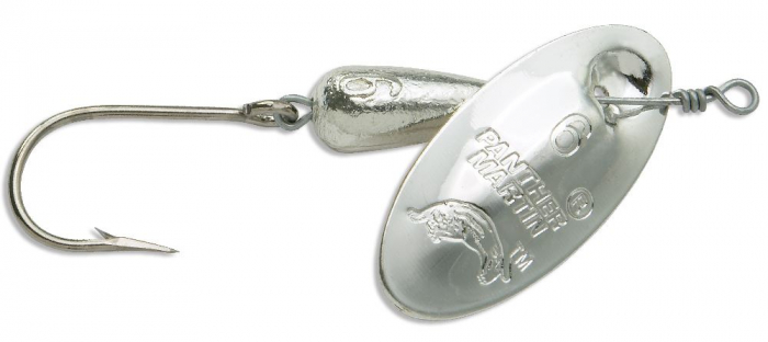 Lingurita rotativa Panther Martin Sure Shot All Silver Single Hook # 6 [1]
