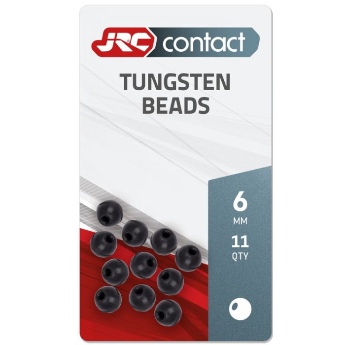 Margele de cauciuc pentru pescuit JRC Contact Tungsten Fishing Beads 6 mm, 11 bucati [1]