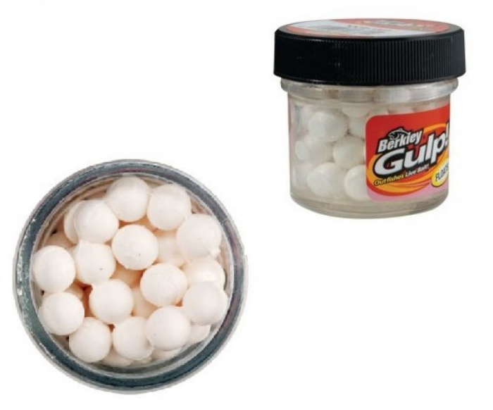 Momeala Berkley Gulp! Floating Salmon Eggs Original Scent, White, 45 bucati [1]