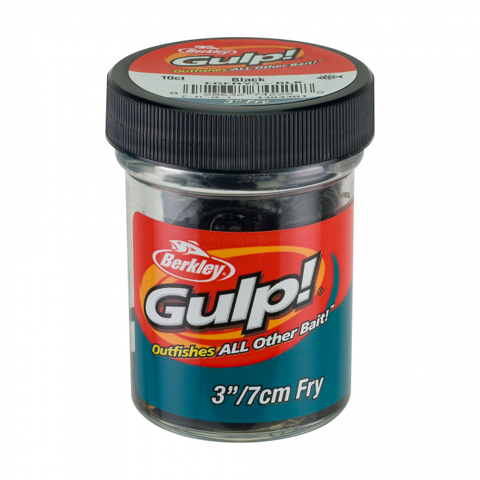 Momeala Berkley Gulp! Fry 7,5 cm Black 10 bucati/borcan [2]