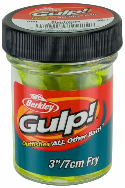Momeala Berkley Gulp! Fry 7,5 cm Chartreuse 10 bucati/borcan [2]