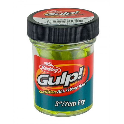 Momeala Berkley Gulp! Fry 7,5 cm Milky White 10 bucati/borcan [2]