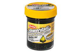 Momeala pentru păstrăv Berkley PowerBait Natural Scent Glitter - aroma usturoi, Black [2]