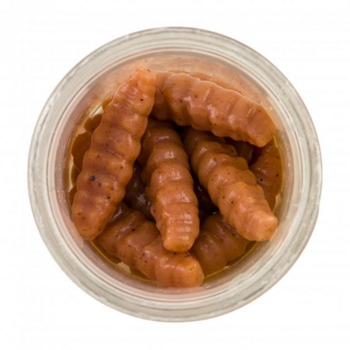 Momeala Berkley PowerBait Honey Worm 3,3cm, Natural, 18 bucati/borcan [2]