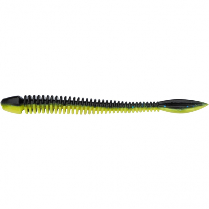 Naluca Berkley Powerbait Power Flail Black/ Sunshine Yellow 9 cm, 8 bucati [1]
