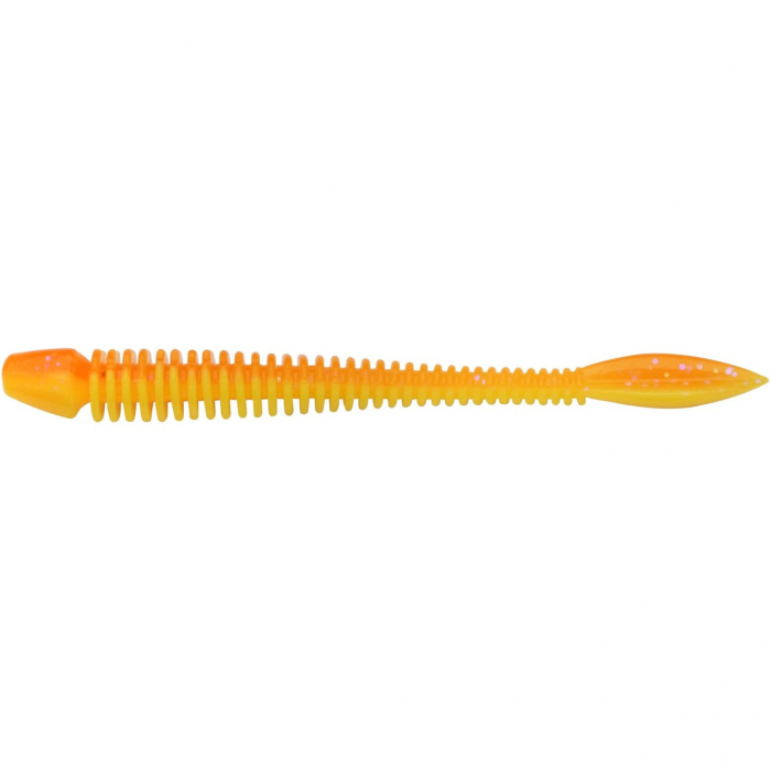 Naluca Berkley Powerbait Power Flail Fluo Orange/ Sunshine Yellow 5 cm, 12 bucati [1]