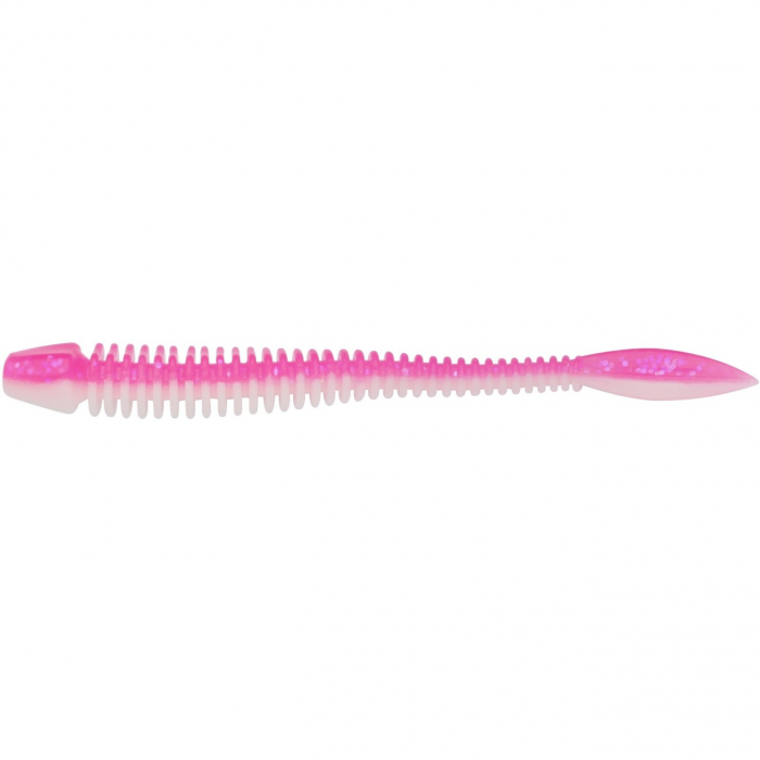 Naluca Berkley Powerbait Power Flail Pink/ White 9 cm, 8 bucati [1]