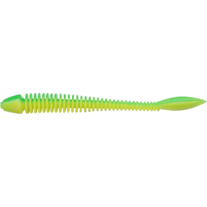 Naluca Berkley Powerbait Power Flail Spring Green/ Sunshine Yellow 9 cm, 8 bucati [1]