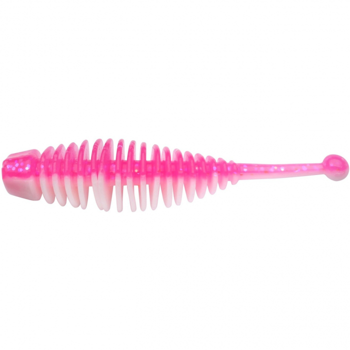 Naluca Berkley Powerbait Power Naiad Pink/ White 3 cm, 12 bucati [1]