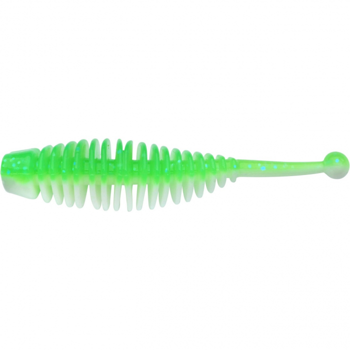 Naluca Berkley Powerbait Power Naiad Spring Green/ White 3 cm, 12 bucati [1]